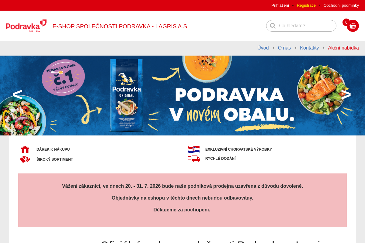 Podravka-eshop.cz