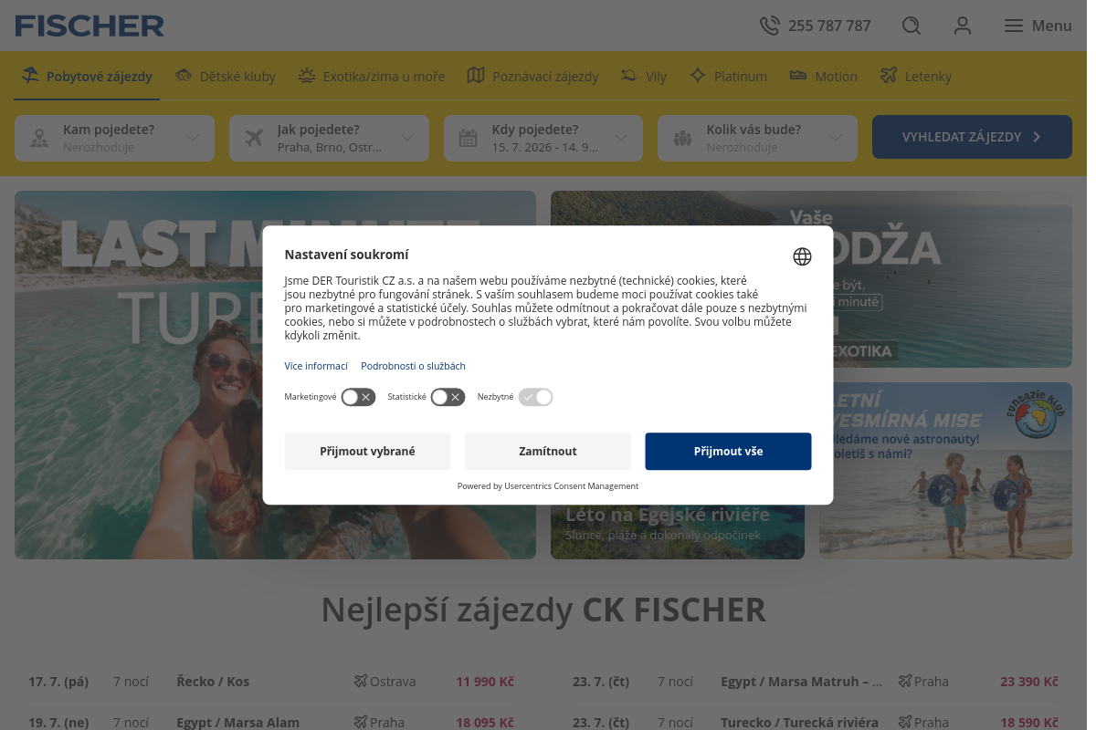 Cestovní kancelář FISCHER