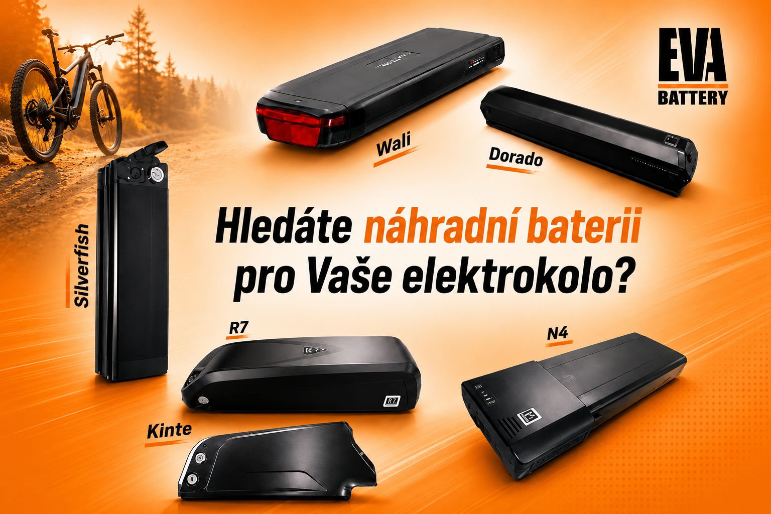 Náhradní baterie pro Vaše elektrokolo