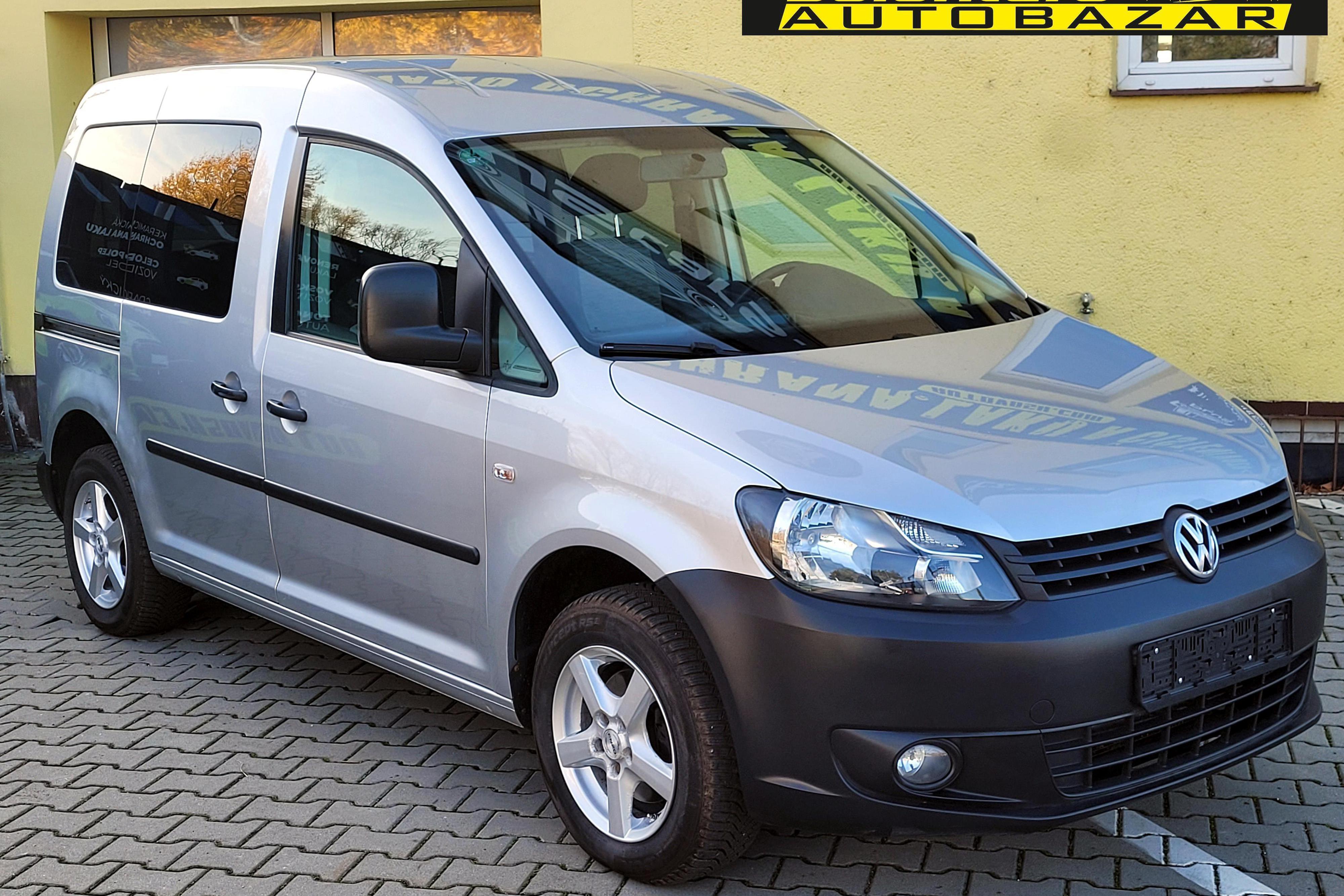 VW Caddy 1,6TDi, prosklená