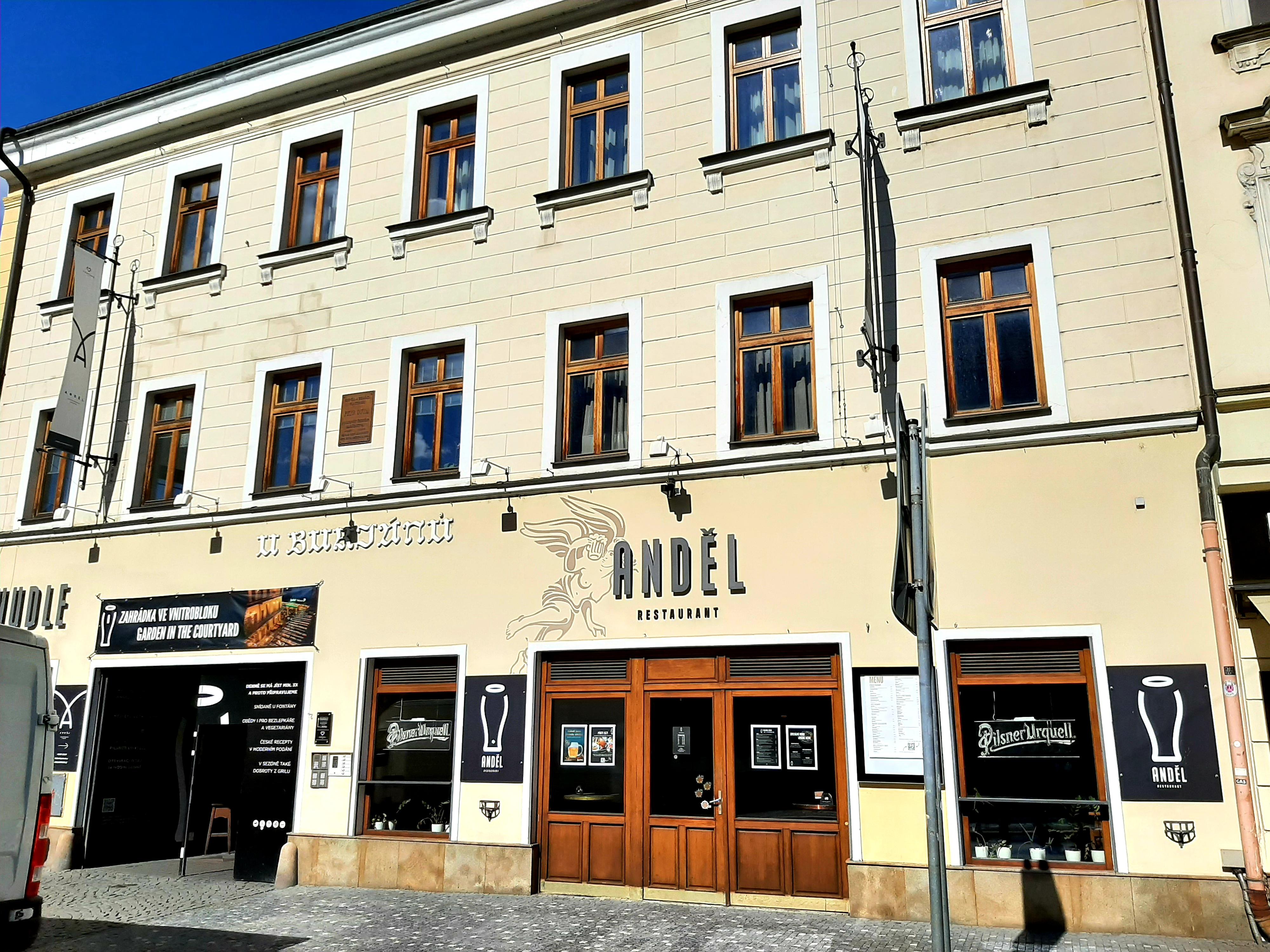 Plzeňský restaurant Anděl