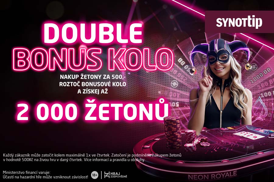 Double bonusové kolo - ŽETONY