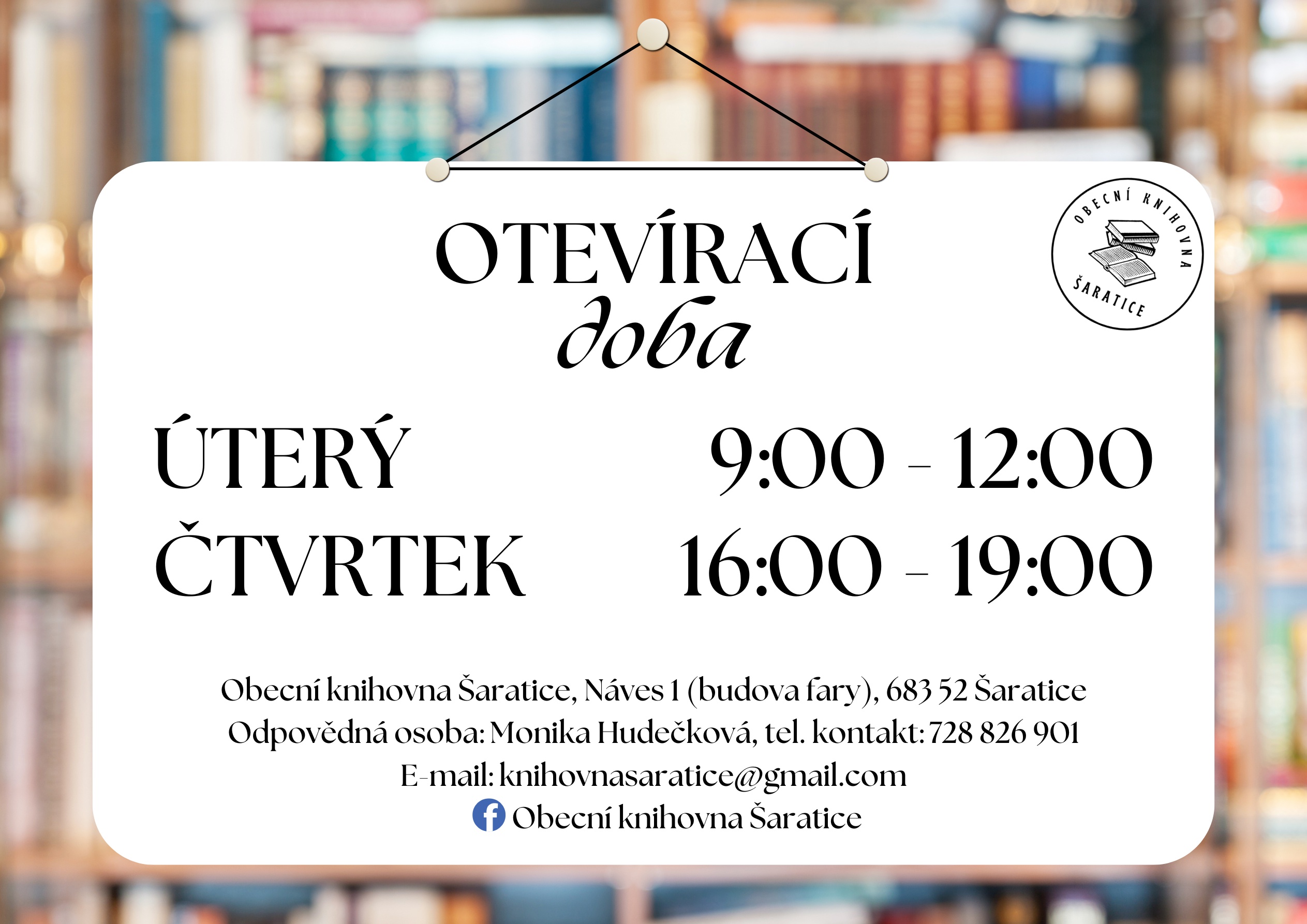 Obecní knihovna Šaratice foto 2