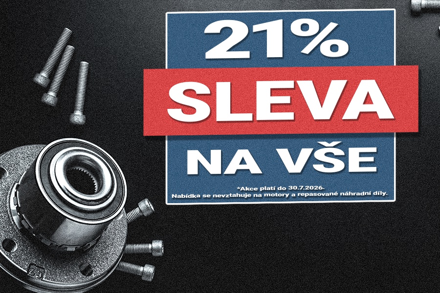 Akce! 21% na vše.