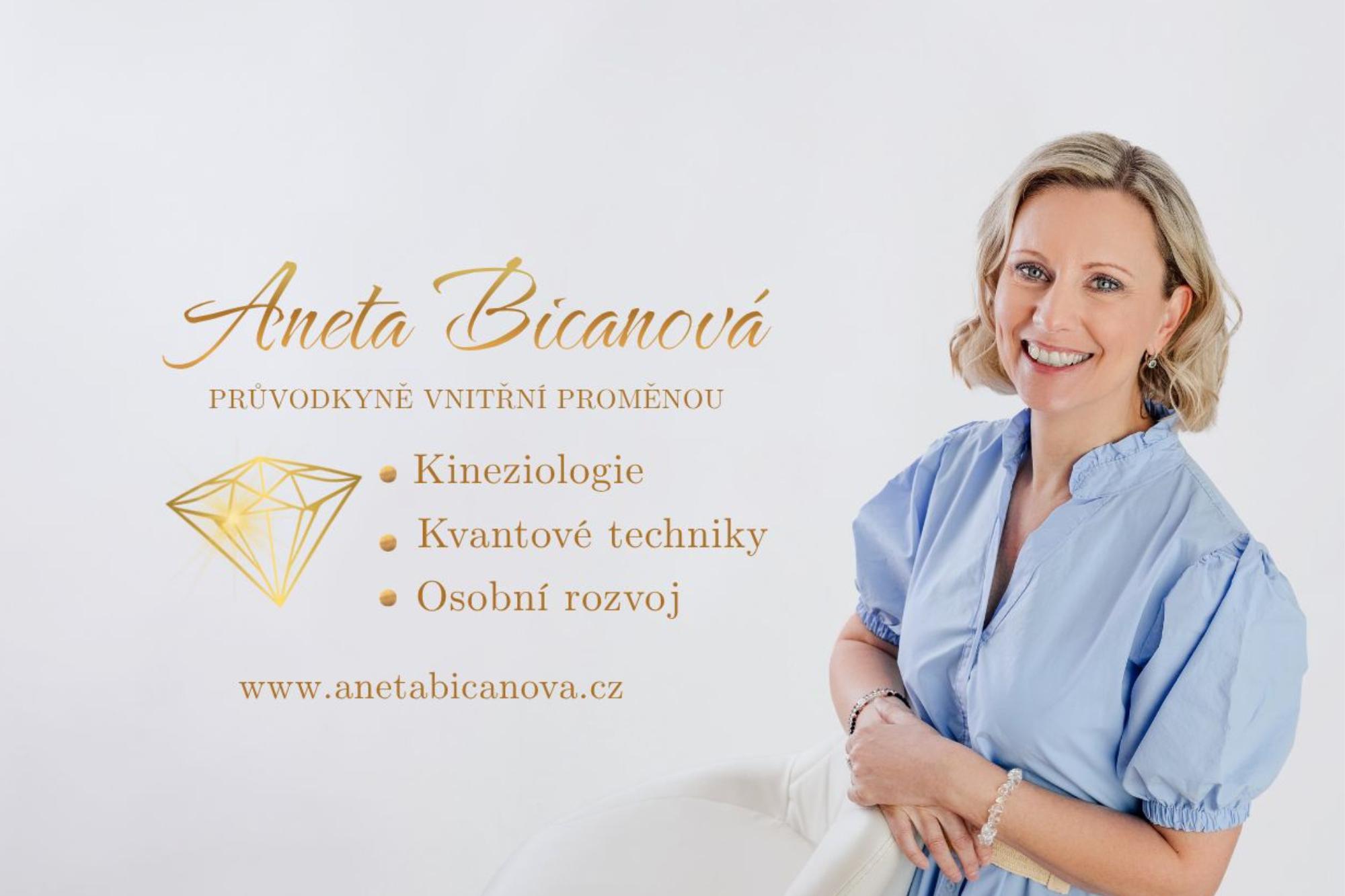 Mgr. Aneta Bicanová - Kineziologie, Kvantové techniky, Osobní rozvoj
