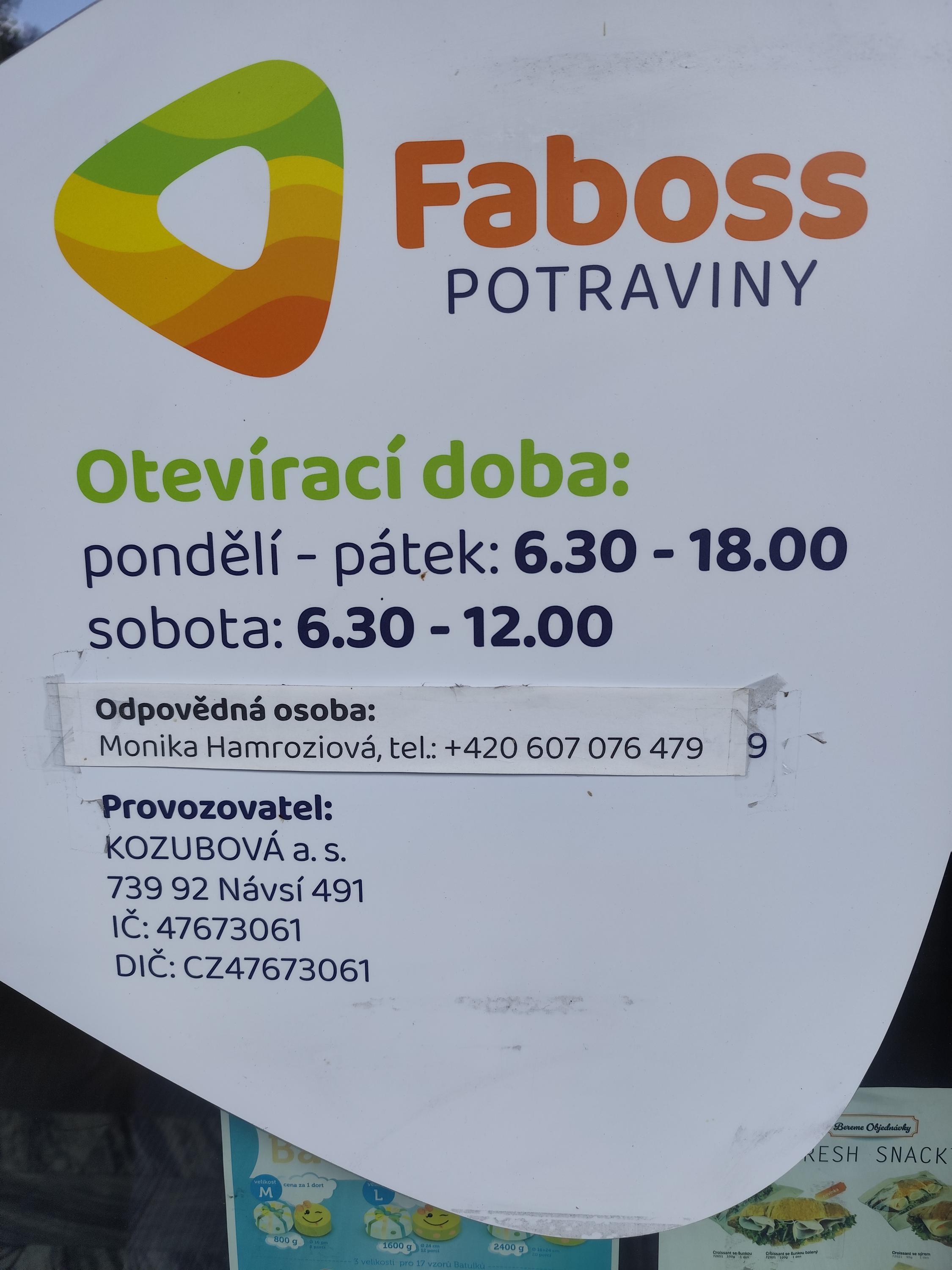 Potraviny Faboss foto 2