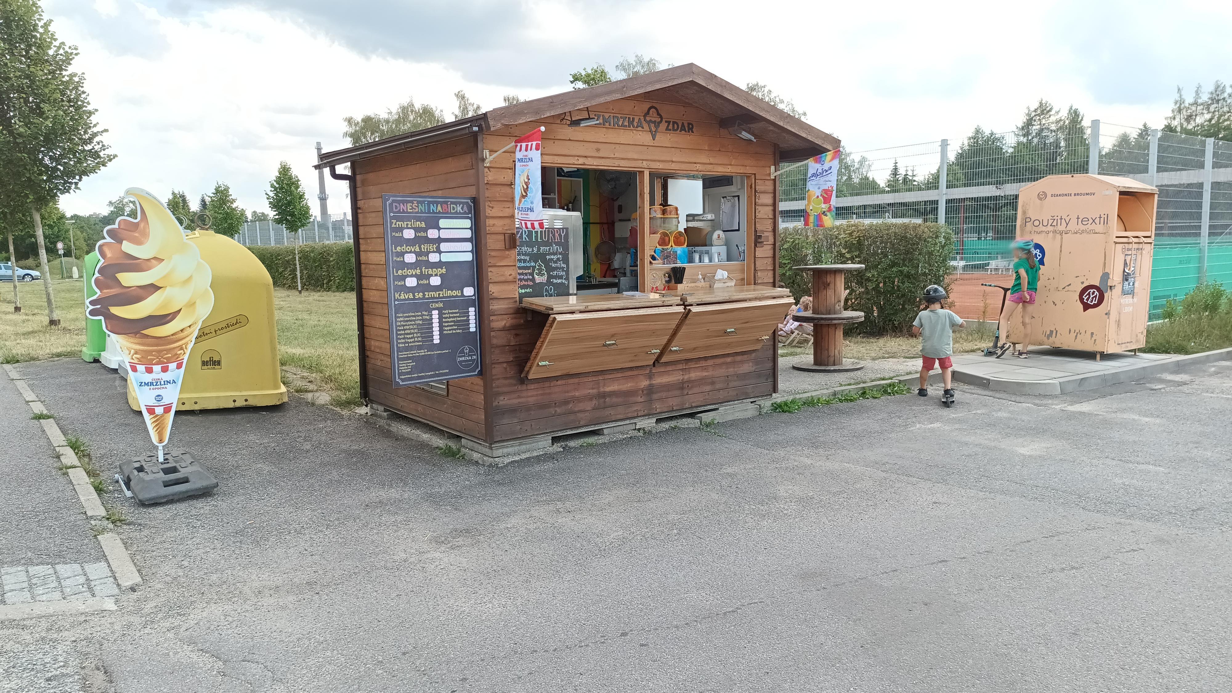 Zmrzlinový stánek Žďár nad Sázavou