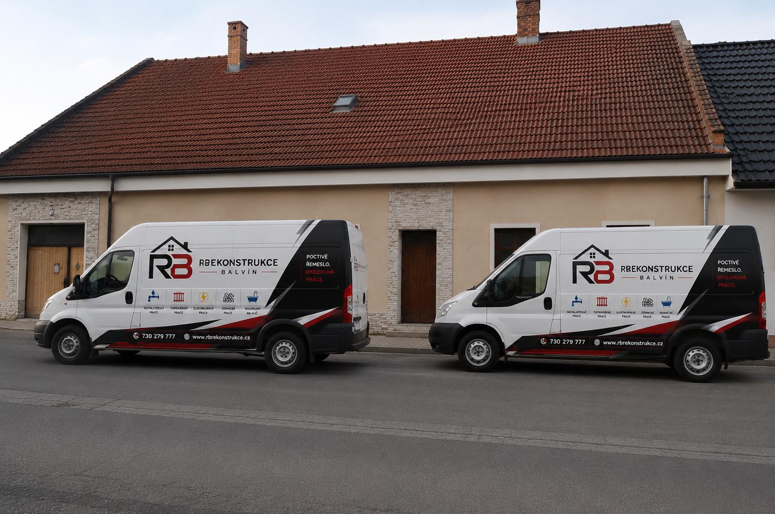 RB Rekonstrukce Balvín Zednické,Elektrikářské a instalatérské práce