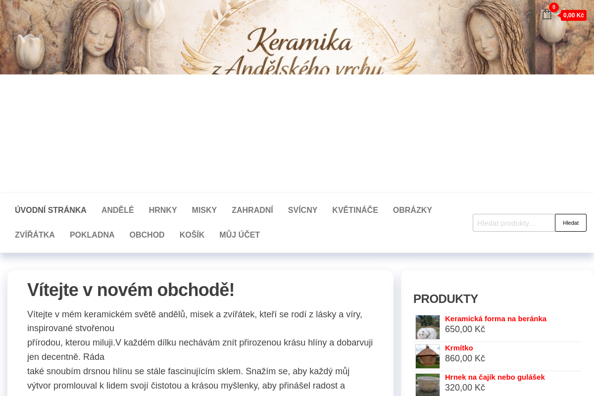 Keramika z andělského vrchu
