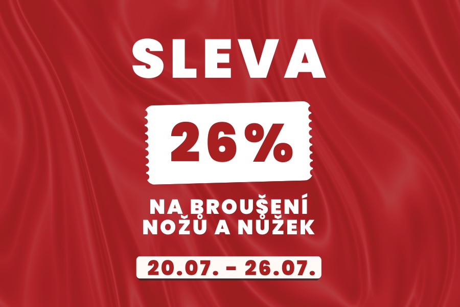 Sleva na broušení nožů a nůžek