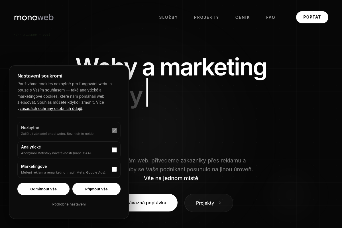 Monoweb foto 1