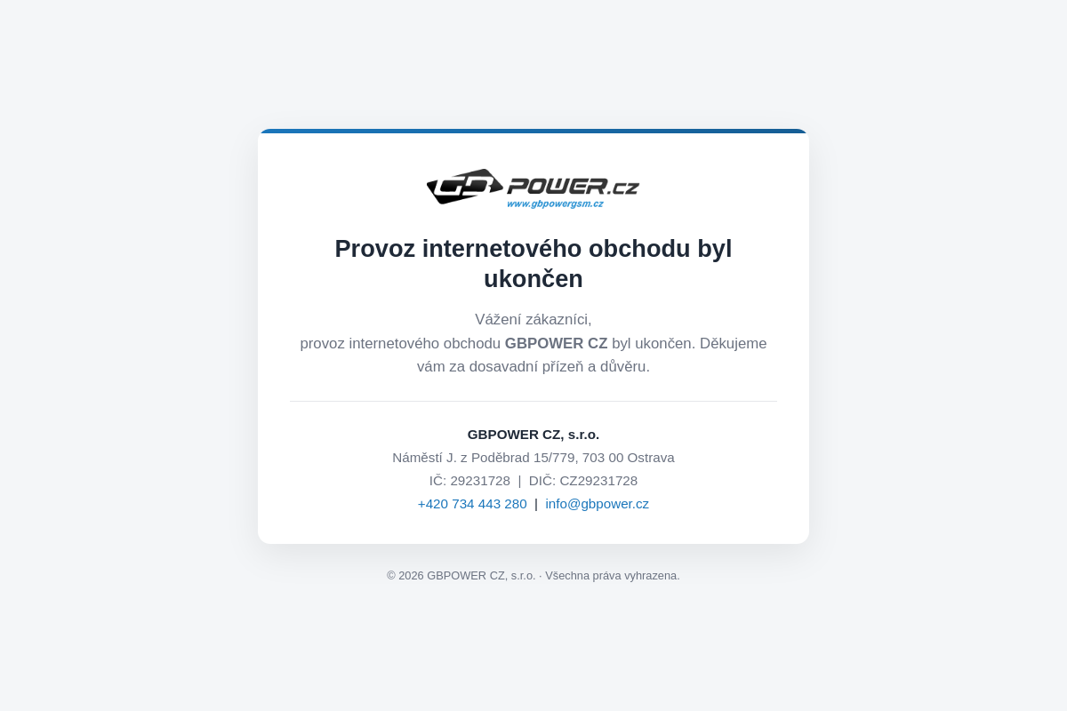 Gbpower.cz