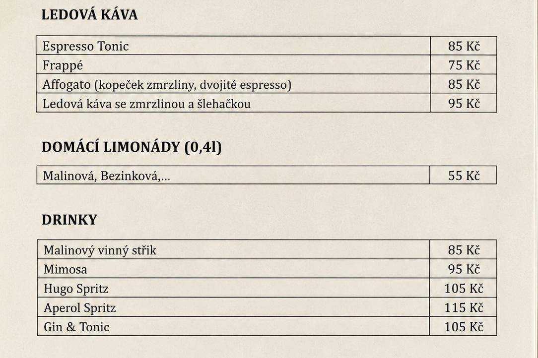 Letní nabídka