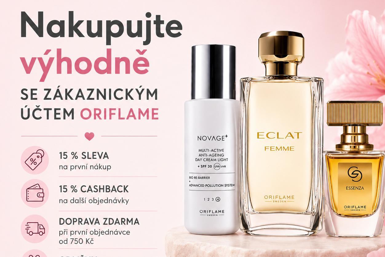 Staňte se zákazníkem Oriflame.