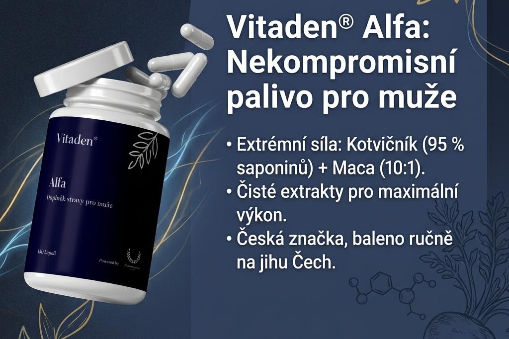 Vitaden® Alfa: Nekompromisní palivo pro muže
