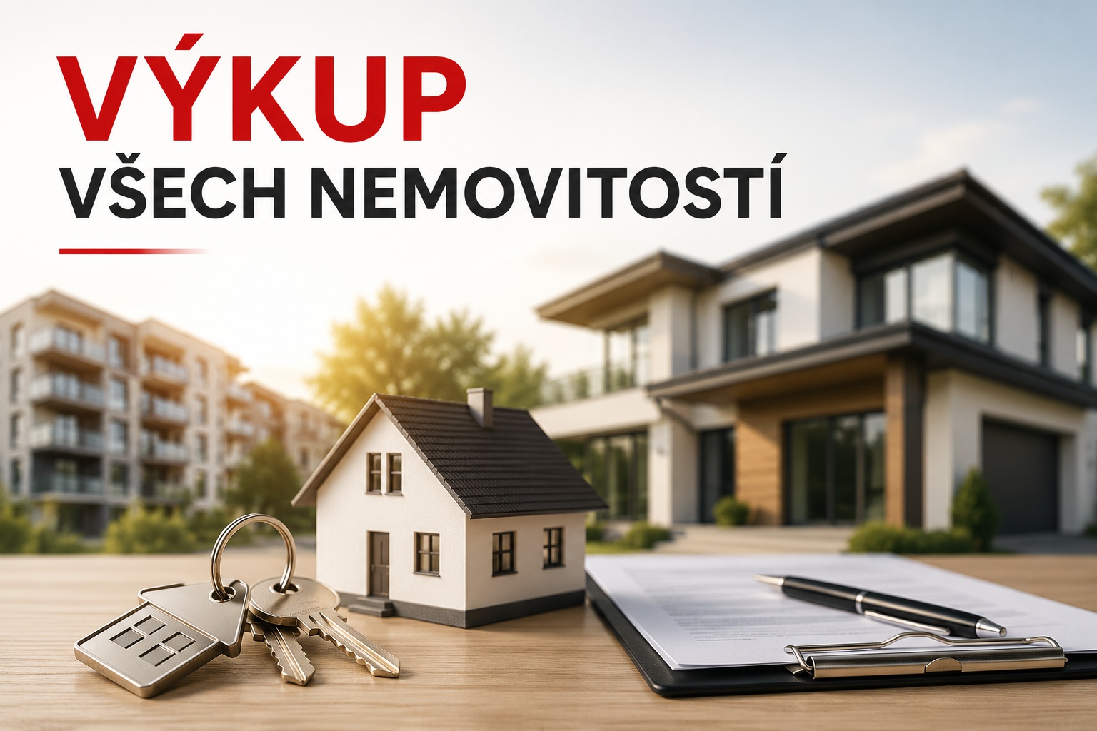 Výkup všech nemovitostí ✅ byty ✅domy✅ pozemky
