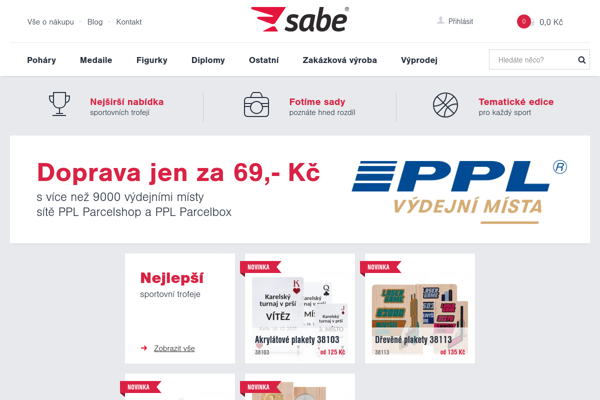 Poháry SABE