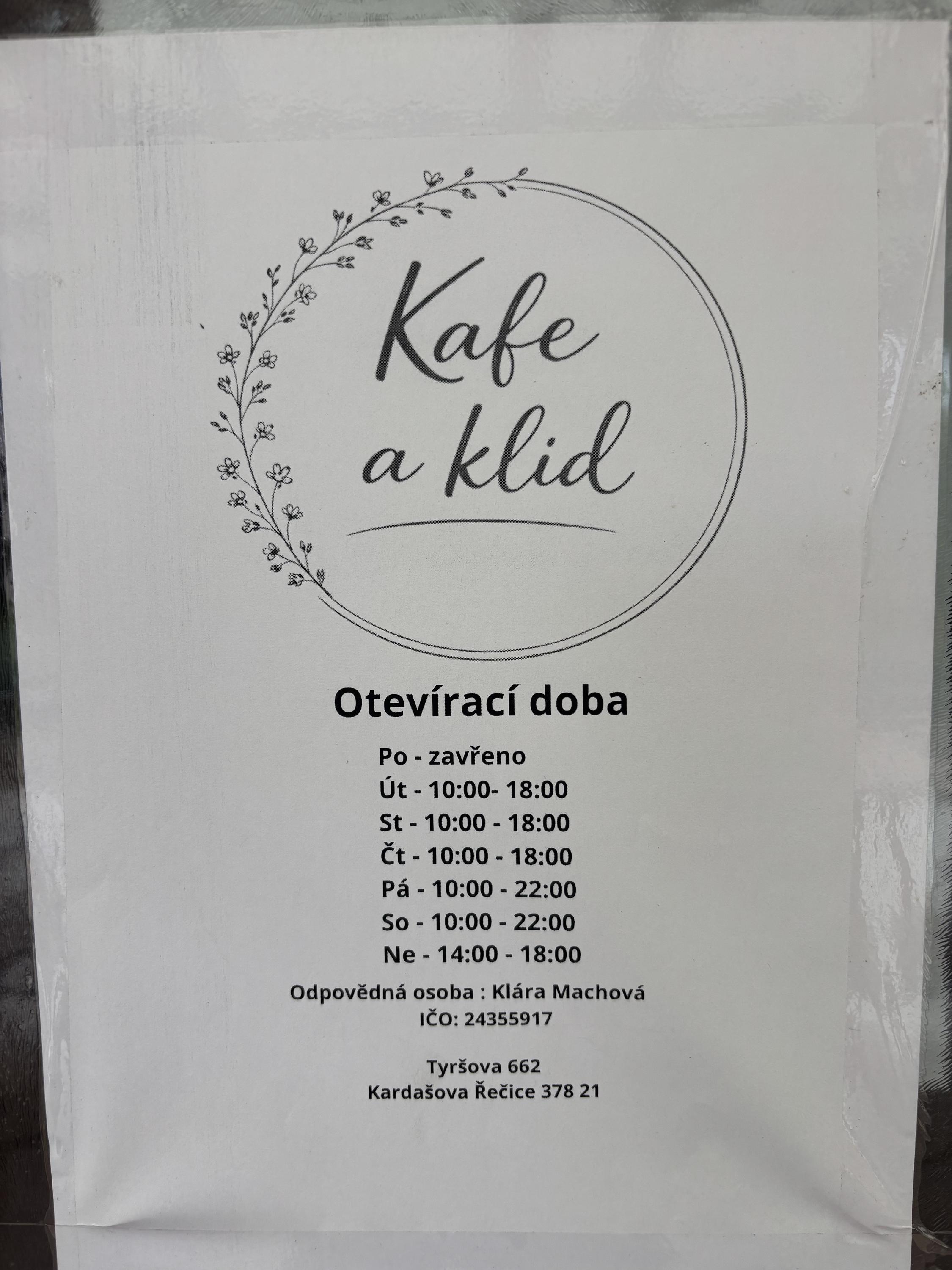 Kafe a klid foto 1