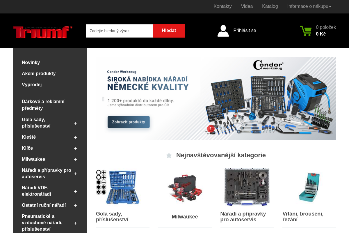 E-shop triumfcz.cz foto 1