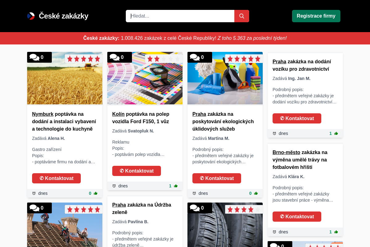 České zakázky