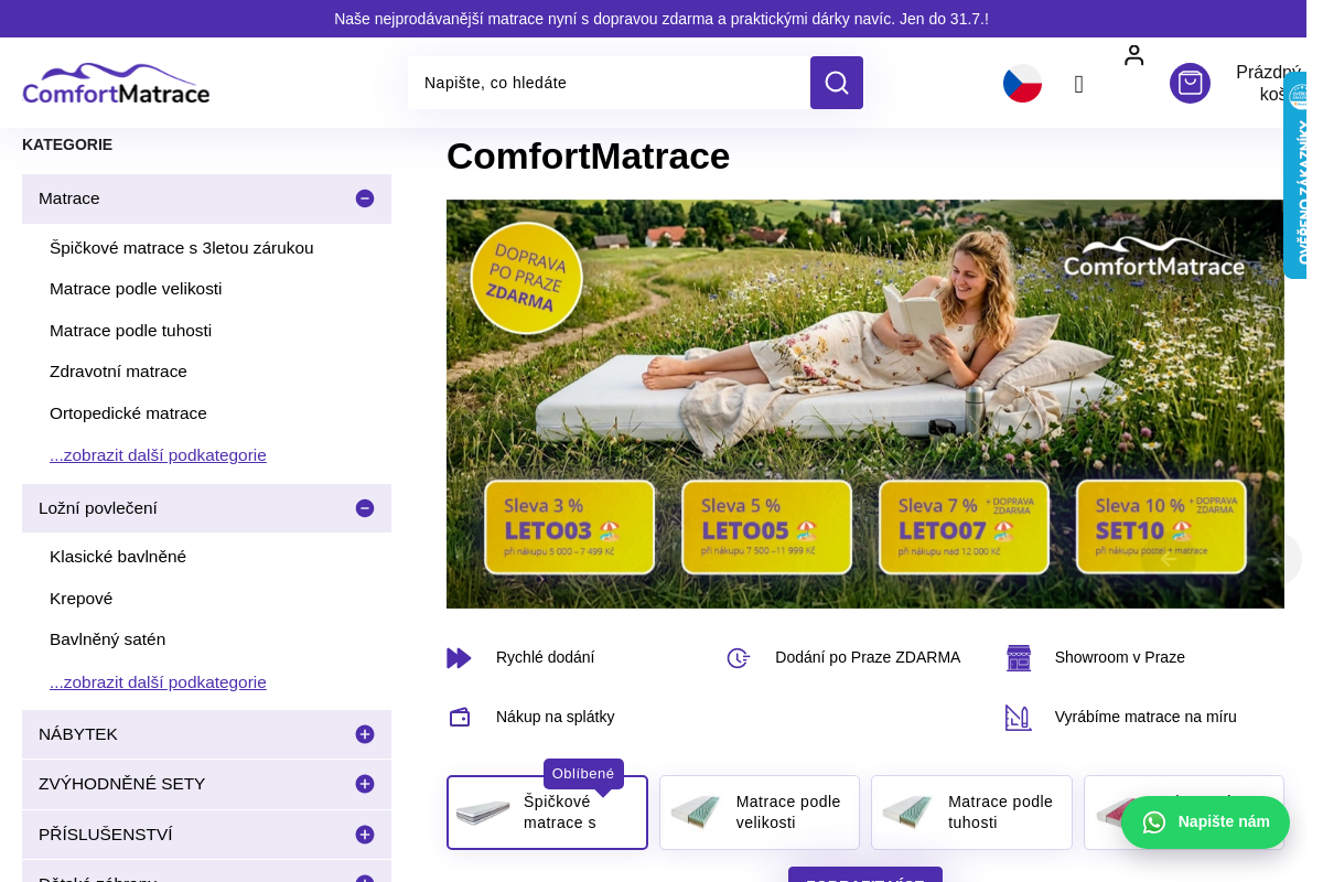 Comfortmatrace.cz