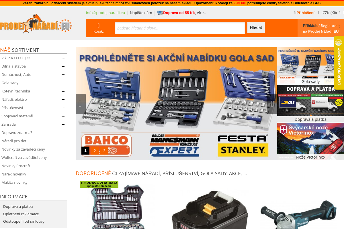 Prodej Nářadí.EU - Gola-sada-tona.cz