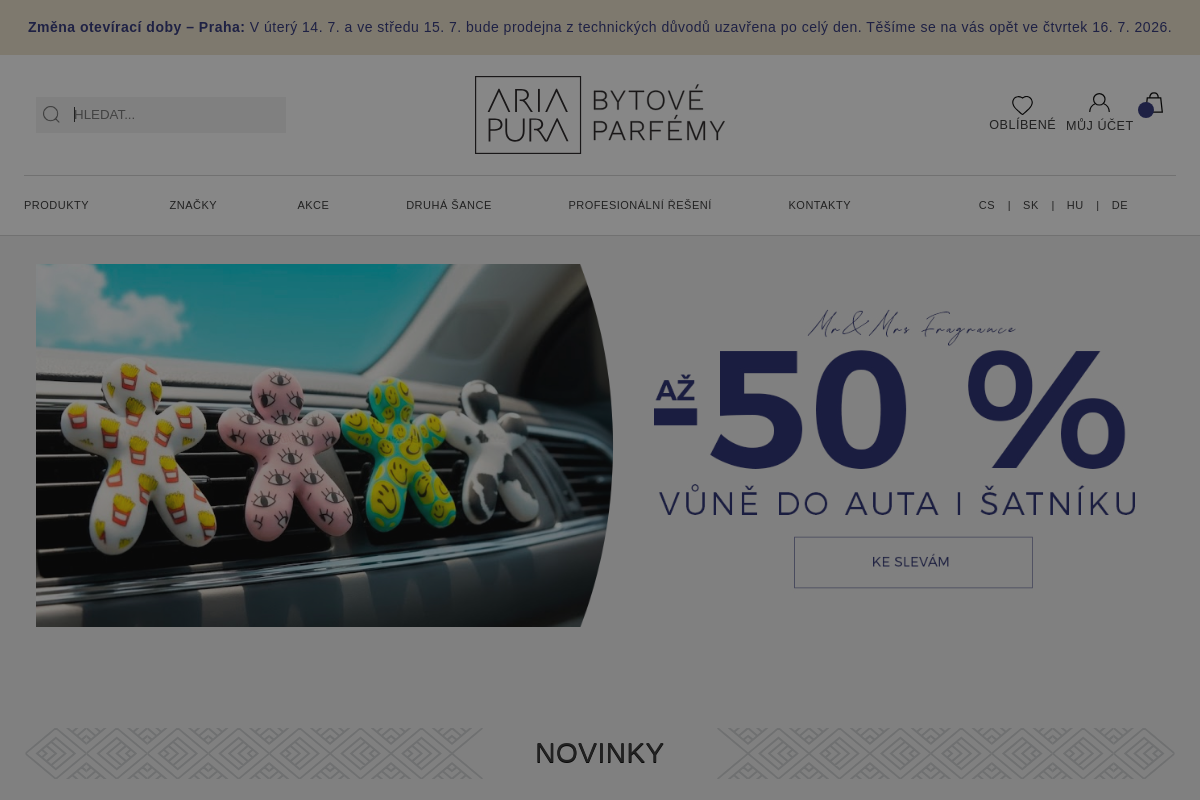 ARIA PURA Bytové-parfémy