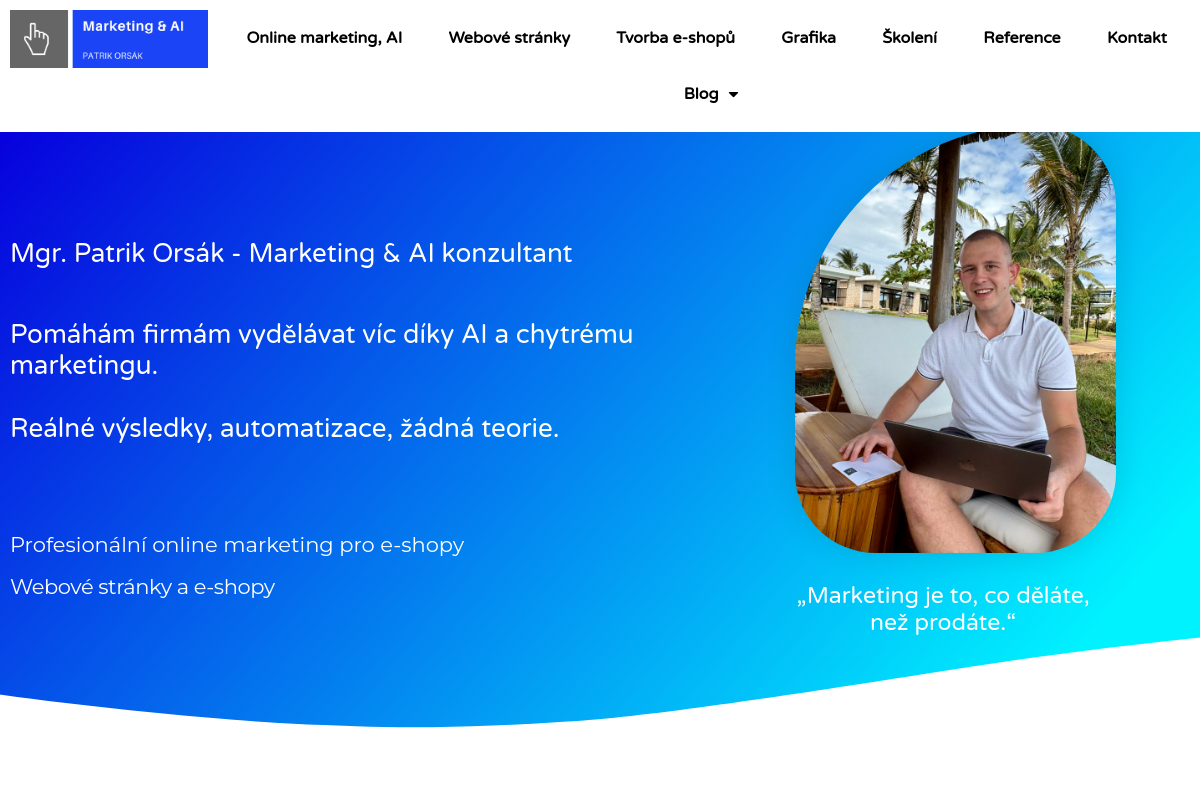 Patrik Orsák - online marketingový konzultant foto 1