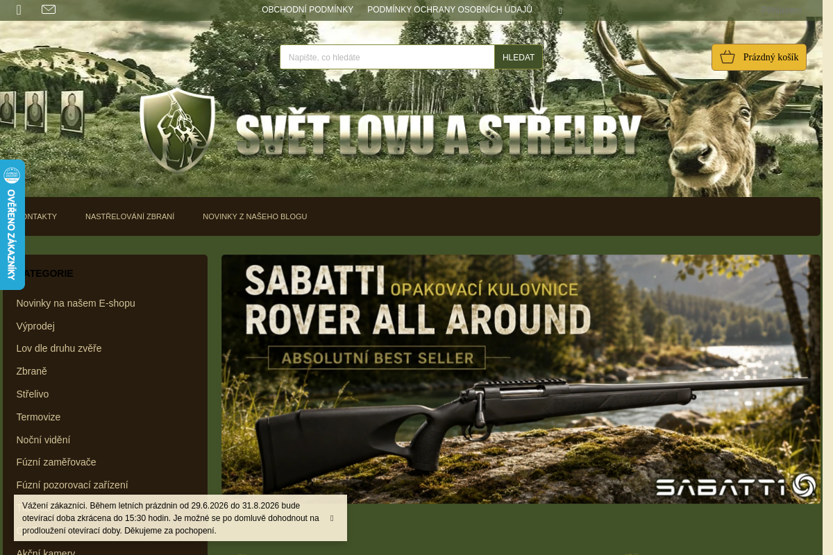 Svět lovu a střelby
