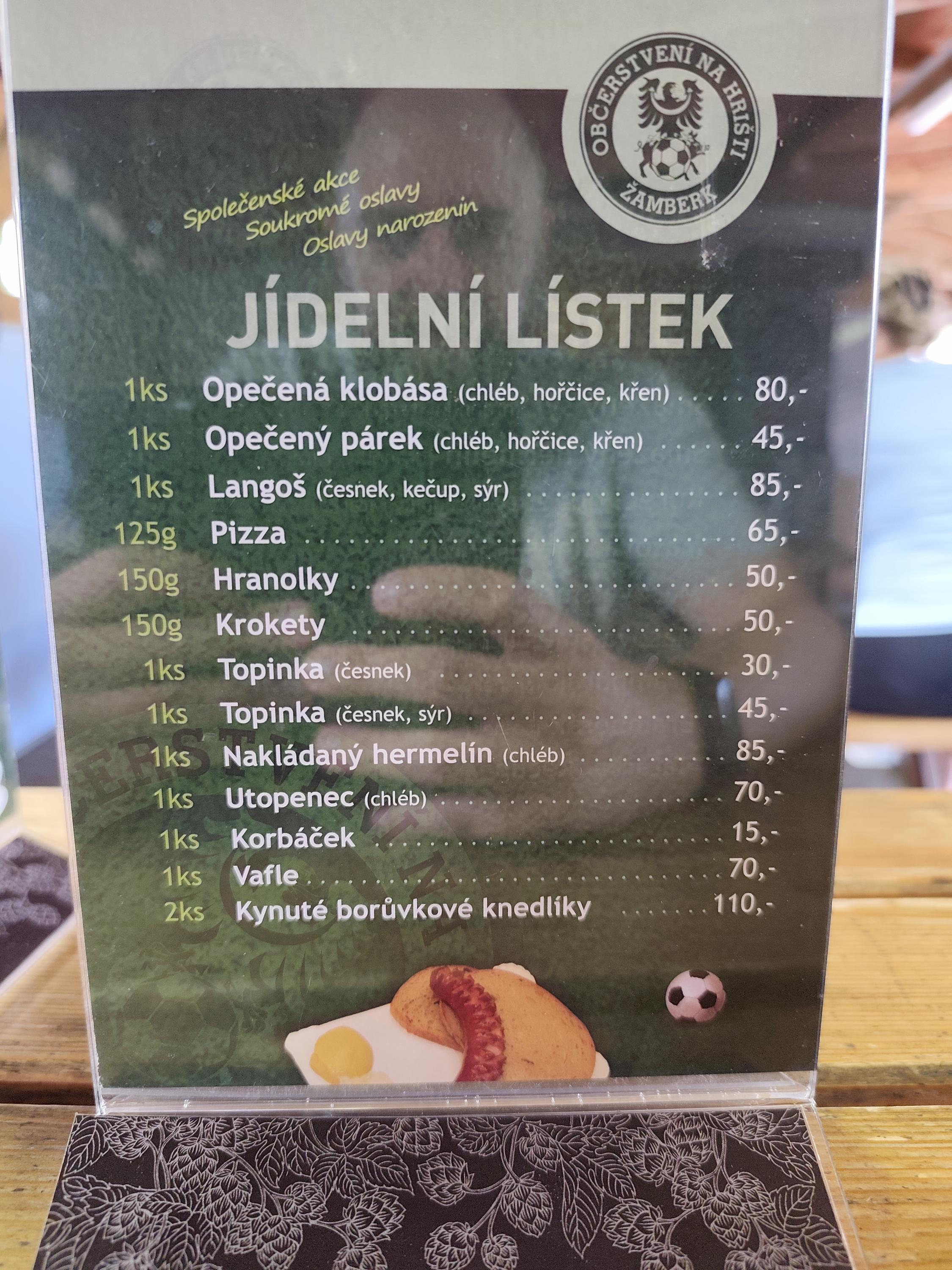 Občerstvení Na hřišti foto 1