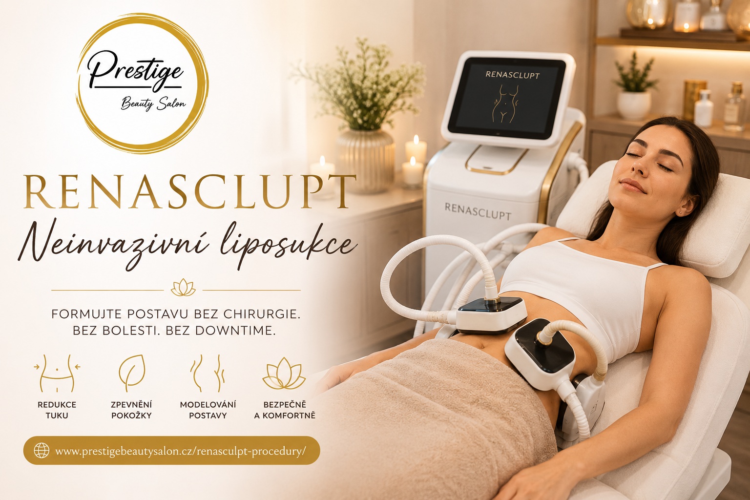 Renasculpt neinvazivní liposukce