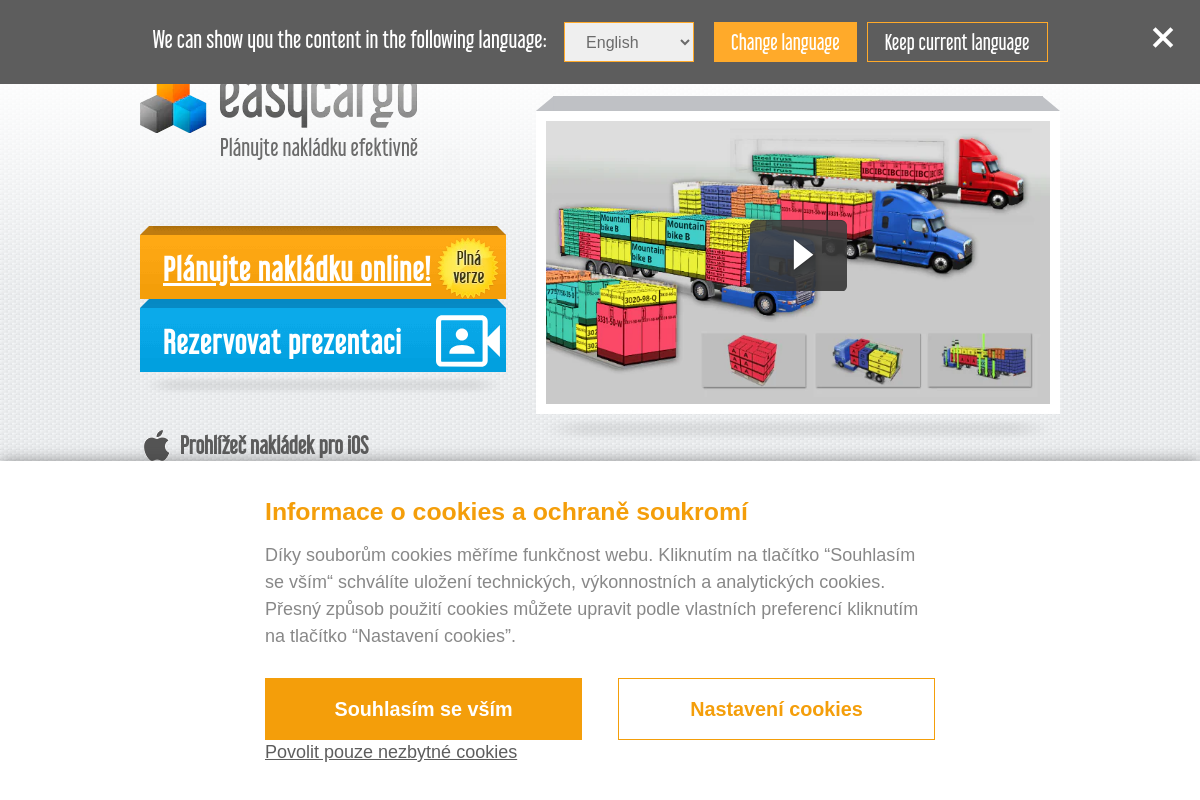 EasyCargo - Plánujte nakládku efektivně