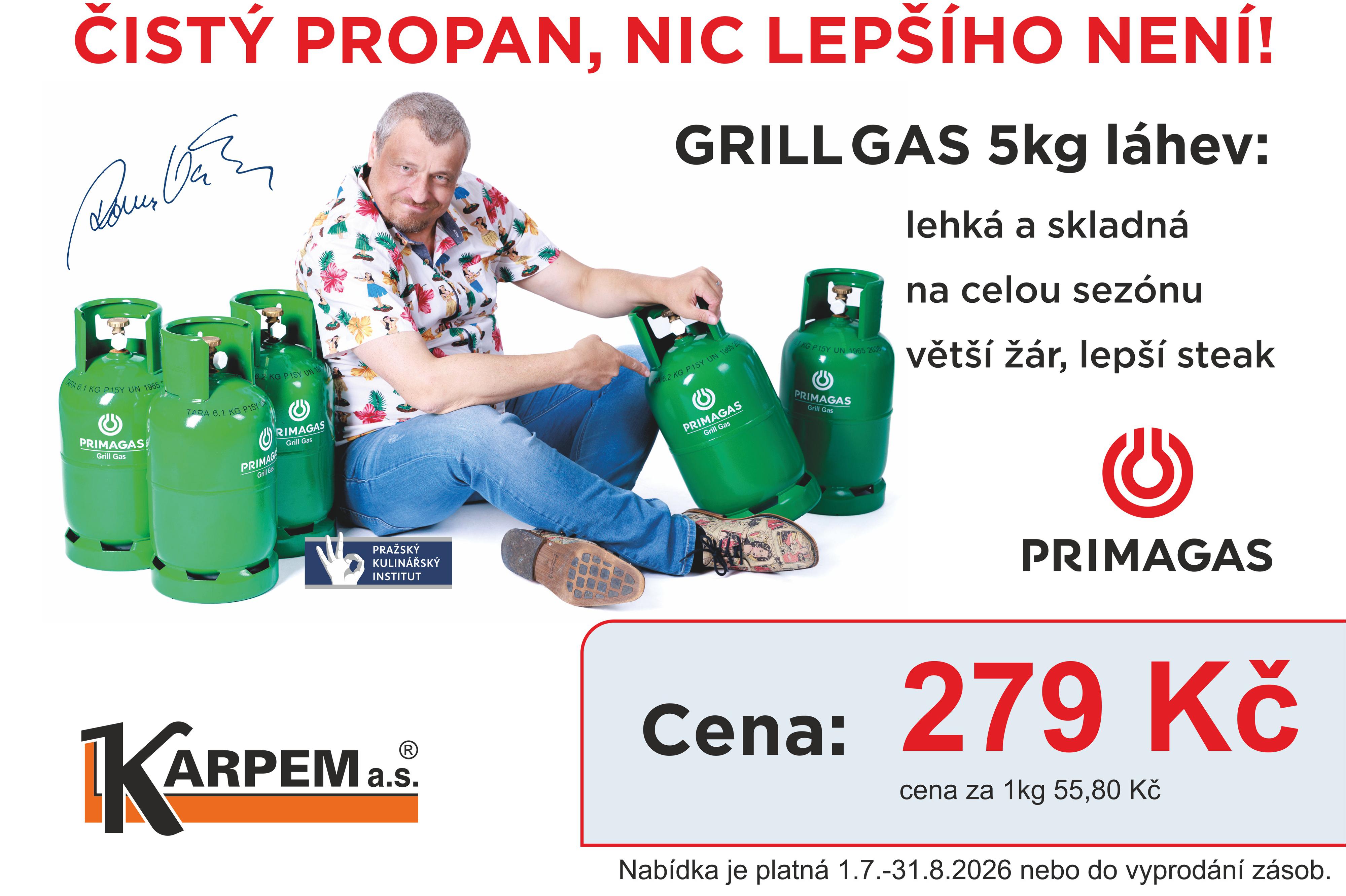 Čistý propan 5kg