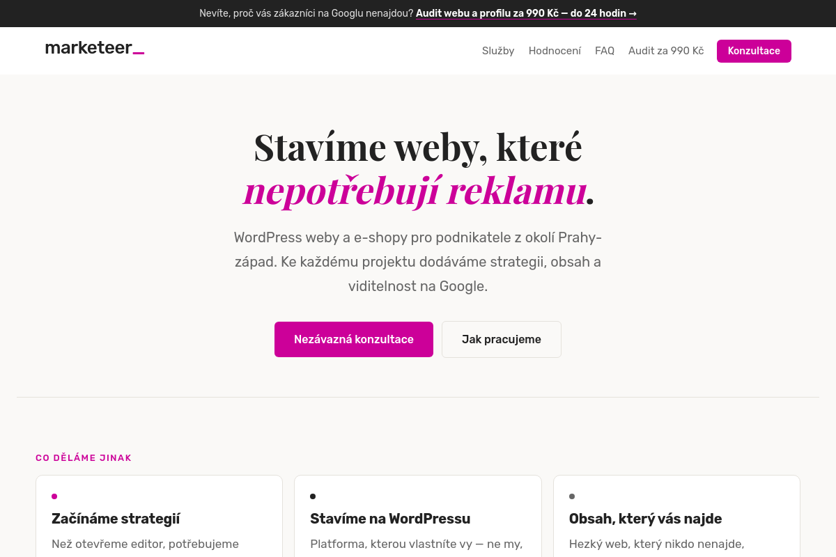 Digitální agentura Marketeer