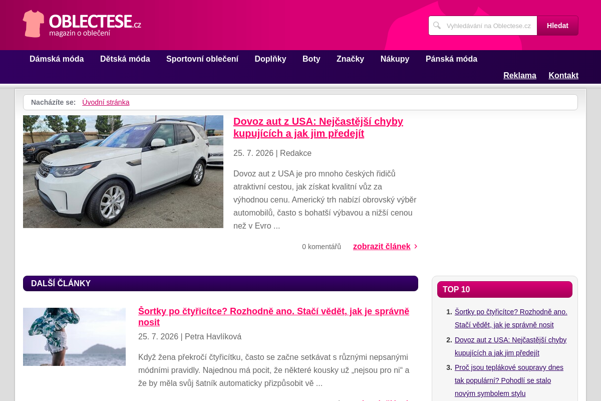 Oblectese.cz