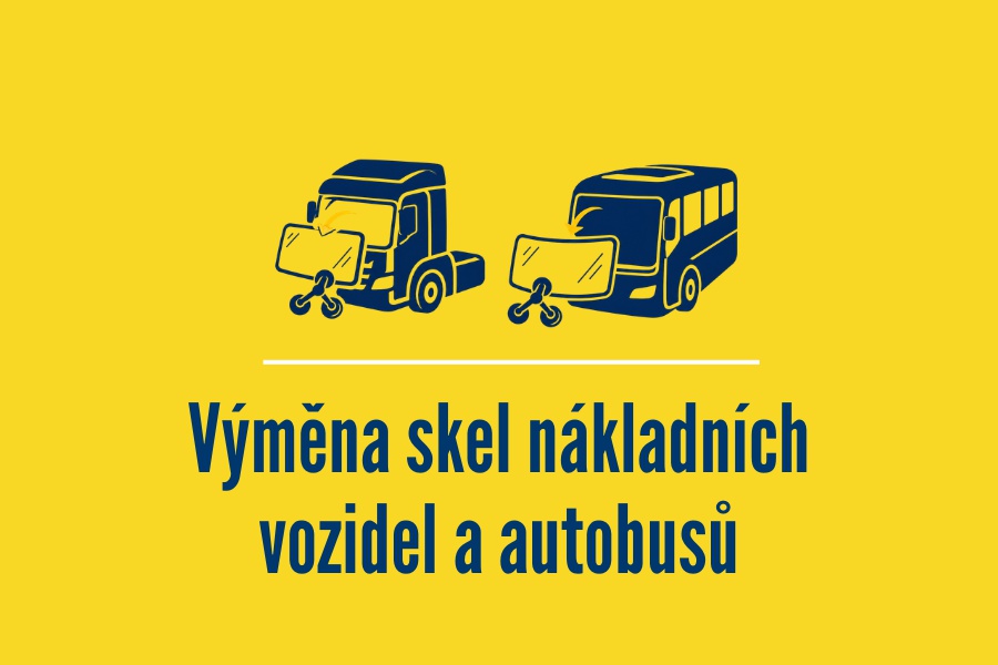 Výměna skel nákladních vozidel a autobusů