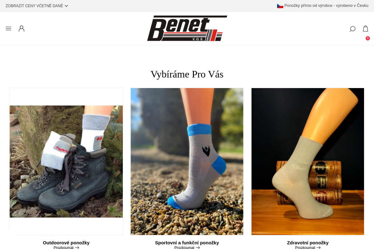 Benet-ponozky.cz