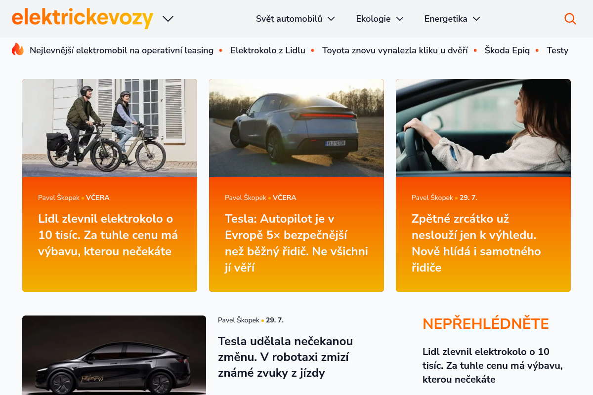 Elektrickevozy.cz