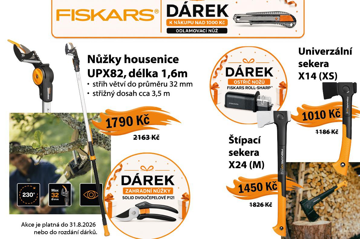 Nářadí Fiskars s dárkem zdarma