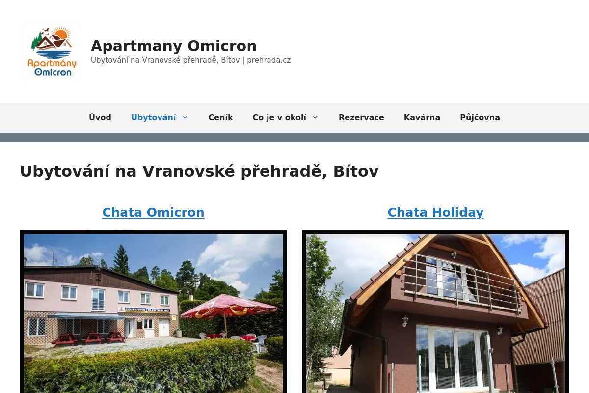 Apartmány Omicron