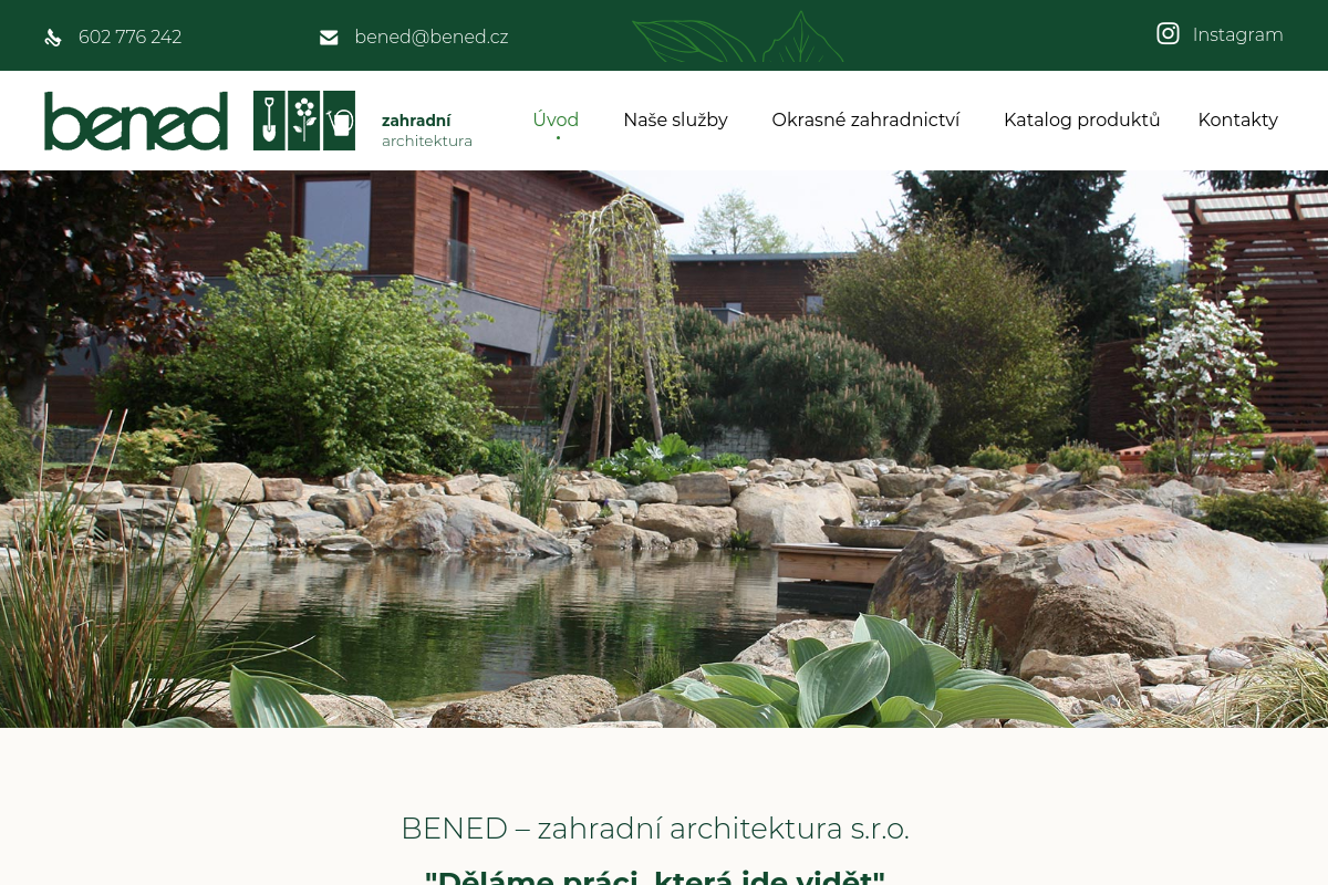 BENED - zahradní architektura, s.r.o.