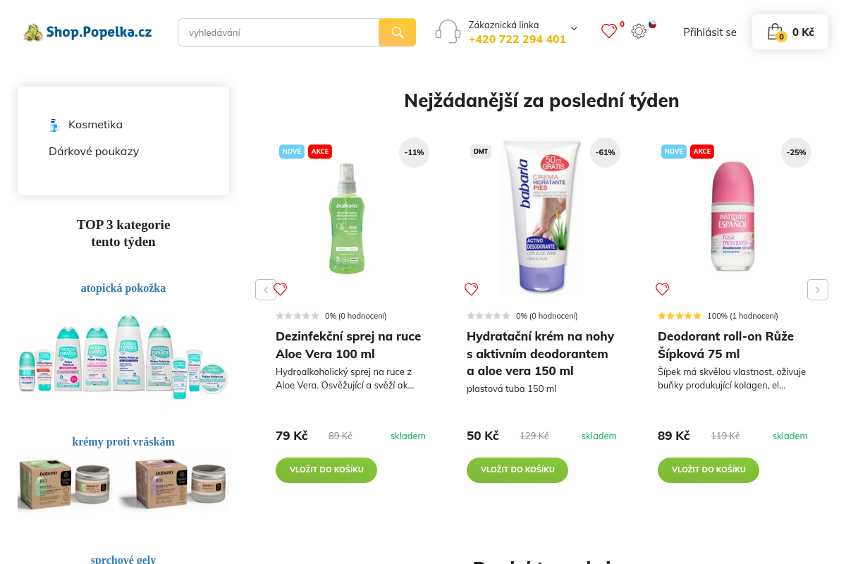 Shop Popelka.cz