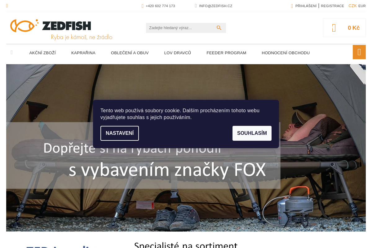 ZEDFISH - Rybářská speciálka FOX