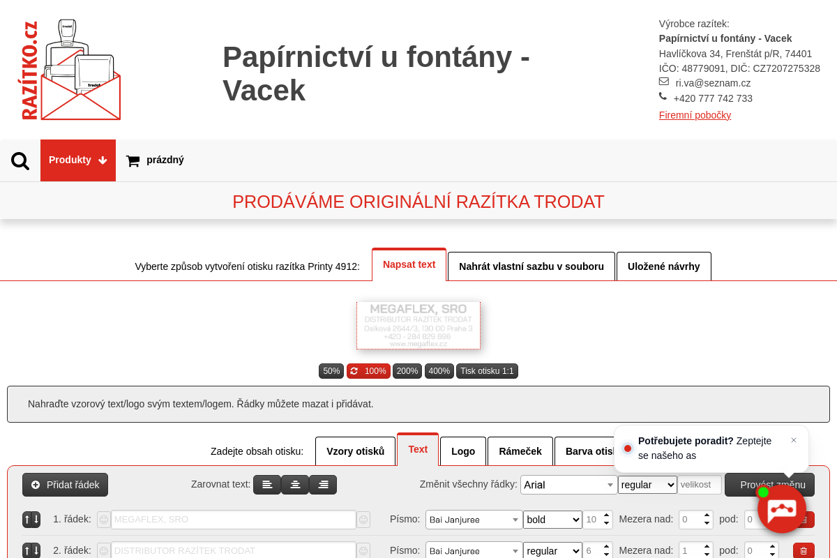 Vacek.razitko.cz