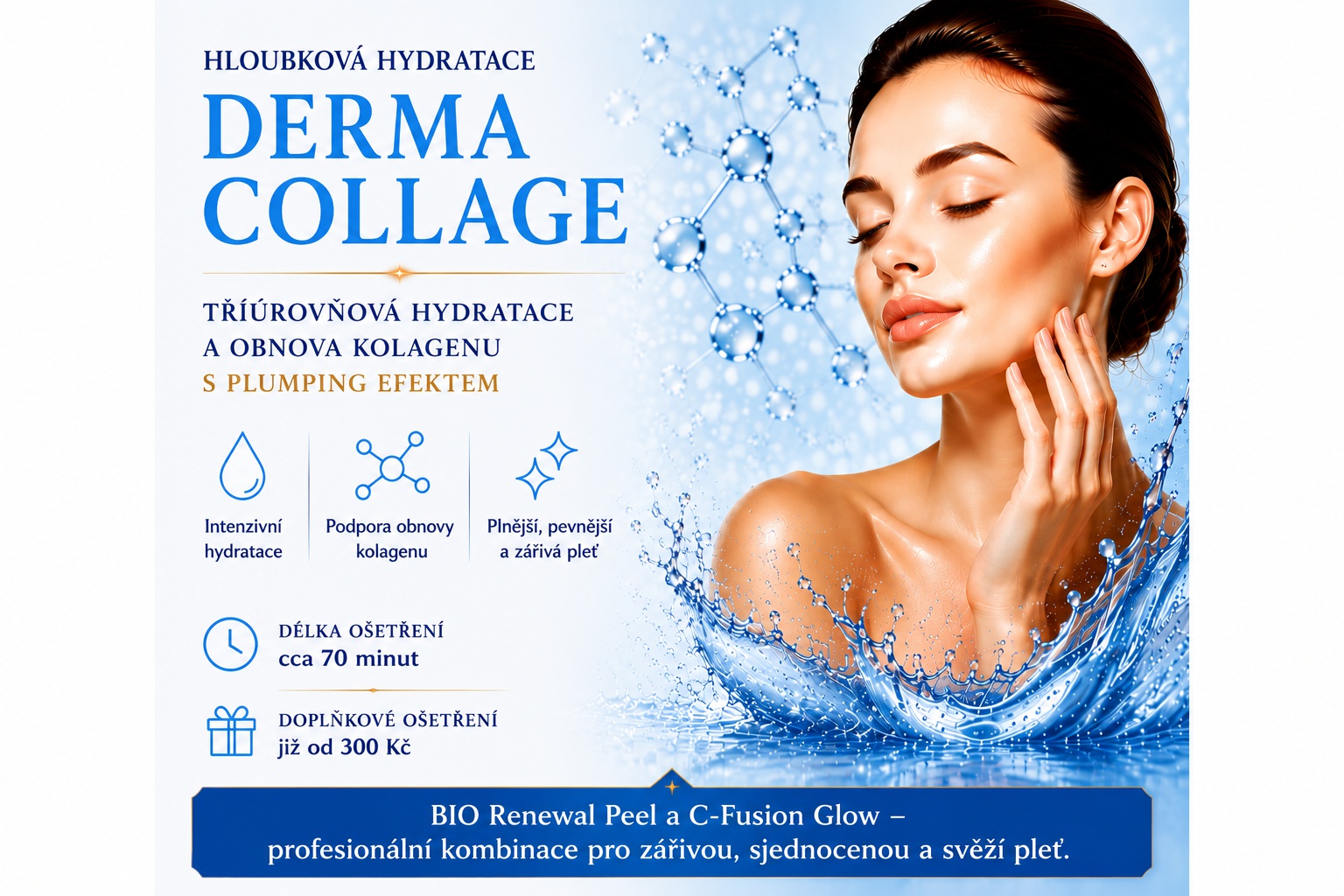 Hloubková hydratace - DERMA  COLLAGE
