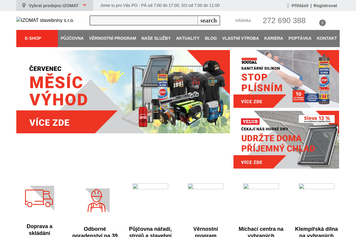 IZOMAT stavebniny