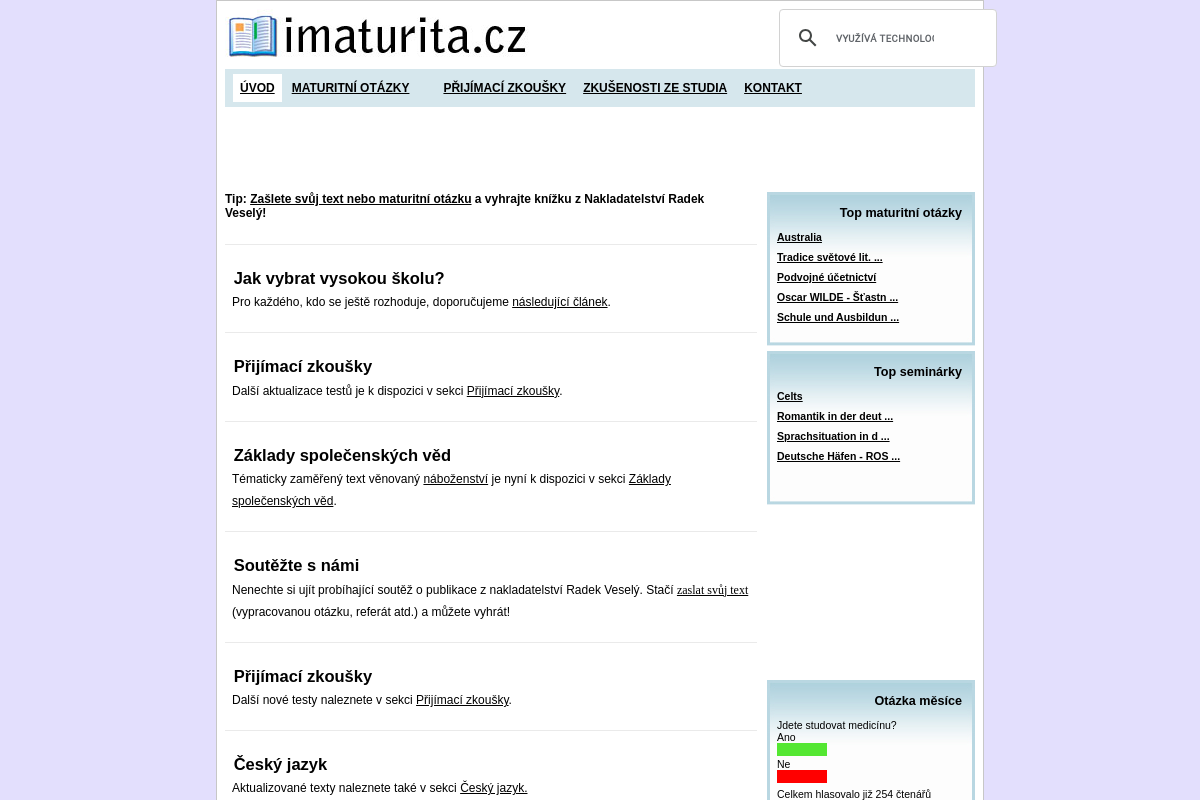 Imaturita.cz