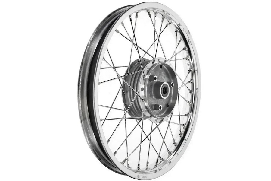Kolo 1,6 x 16 (paprsek chrom) Simson S51