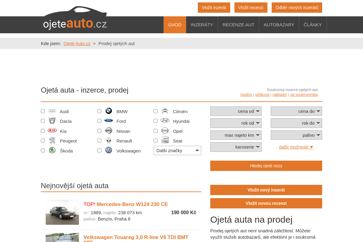 Ojeté Auto.cz