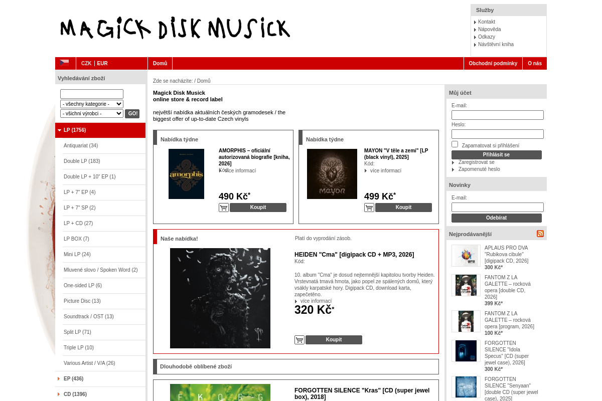 Magick Disk Musick – online store & record label